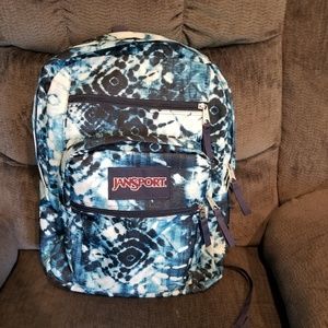 Jansport backpack blue white